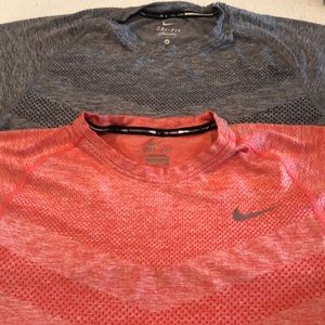 Nike Dri-Fit Knit Running Shirt BUNDLE - Small